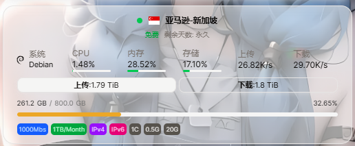 哪吒流量使用进度效果